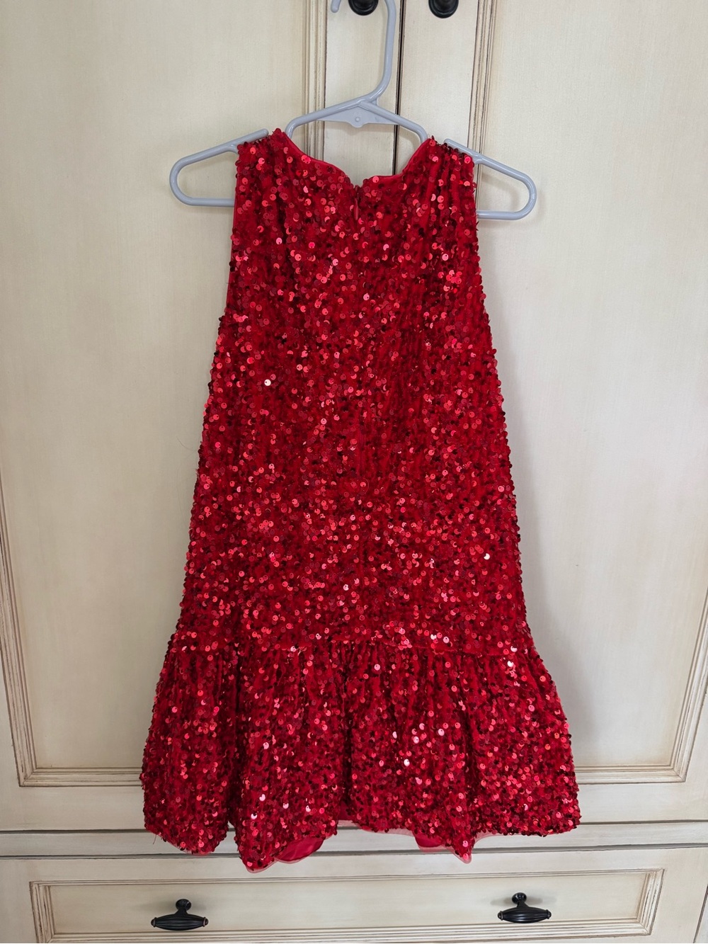 Lola and the Boy's Red Sequin Bow Party Dress - Picture 3 of 7